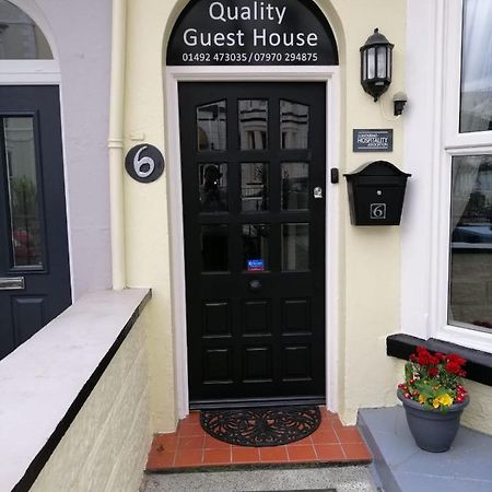 No 6 Quality Guesthouse Llandudno Esterno foto